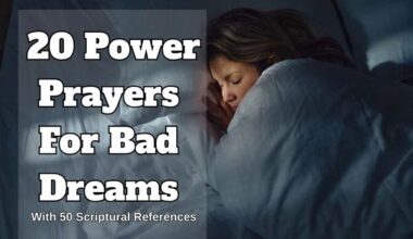 Power Prayers For Bad Dreams