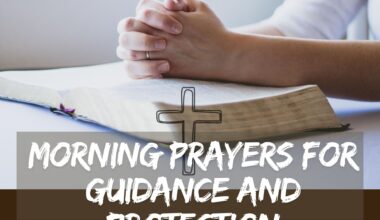 Morning Prayers For Guidance And Protection
