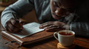 Morning devotion time for wisdom and direction