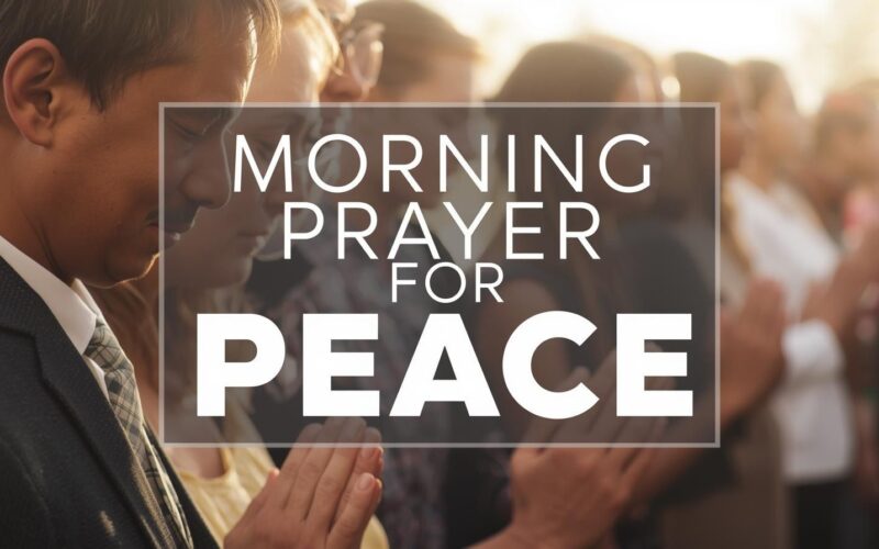 Morning Prayers For Peace