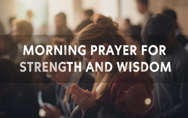 Morning Prayer for Strength and Wisdom