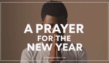 A Prayer For The New Year