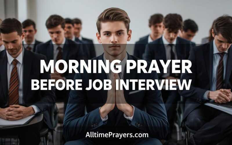 Morning Prayer Before Job Interview