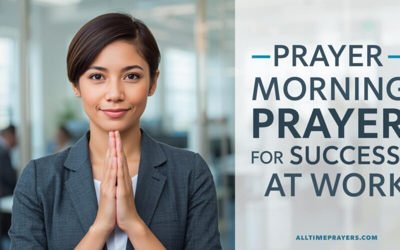Morning Prayer For Success At Work