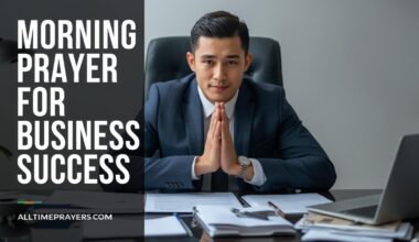 Morning Prayer for Business Success