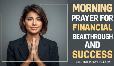 Morning Prayer for Financial Breakthrough and Success