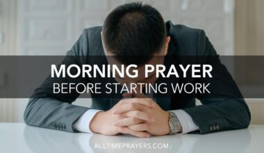 Morning Prayer Before Starting Work