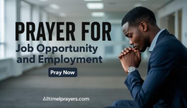 Prayer for Job Opportunity and Employment