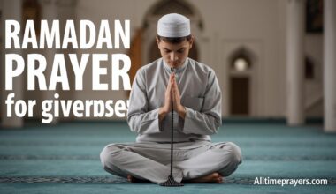 Ramadan Prayer for Forgiveness