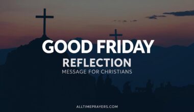 Good Friday Reflection Message for Christians