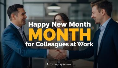 Happy New Month Messages for Colleagues at Work