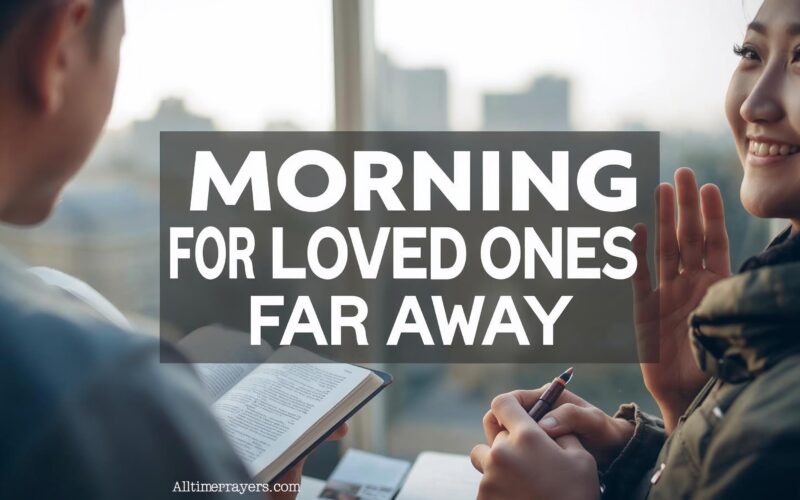 Morning Prayer for Loved Ones Far Away