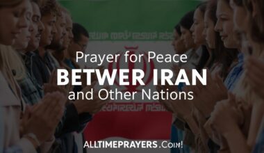 Prayer for Peace Between Iran and Other Nations