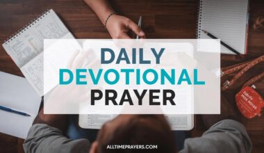 daily devotional prayer