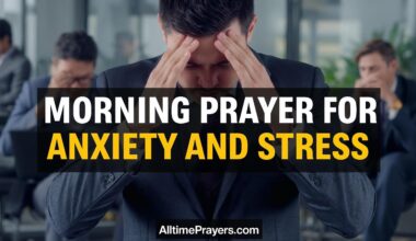 morning prayer for anxiety and stress