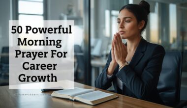 50 Powerful Morning Prayer For Career Growth