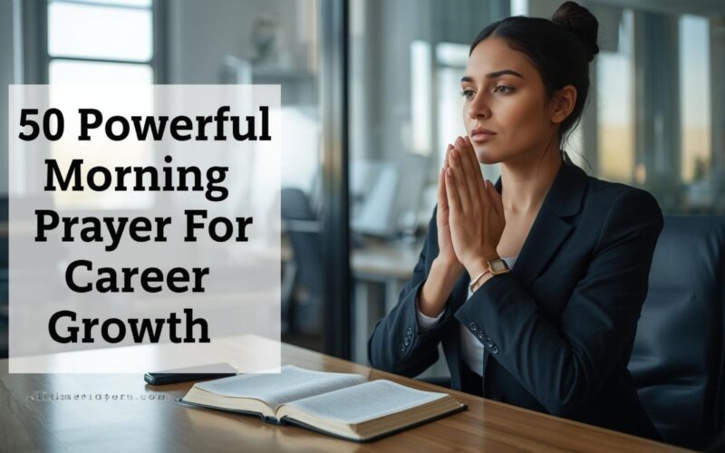 50 Powerful Morning Prayer For Career Growth
