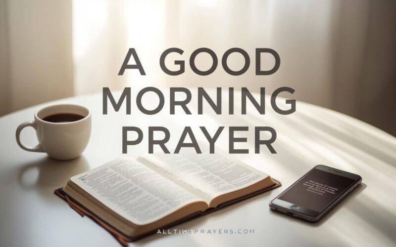 A Good Morning Prayer