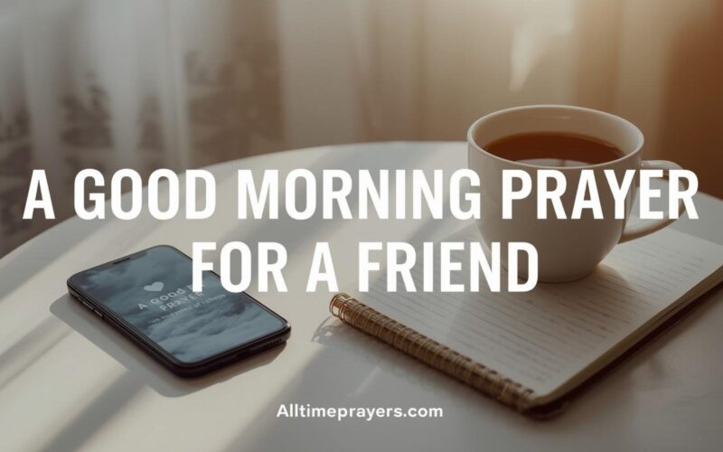 A Good Morning Prayer For A Friend
