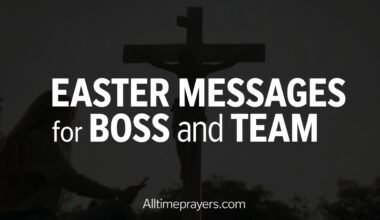 Easter Messages for Boss and Team