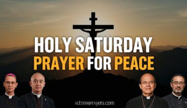 Holy Saturday Meditation Prayer for Peace