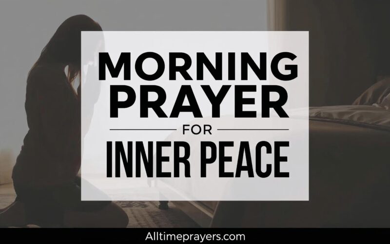 Morning Prayer For Inner Peace