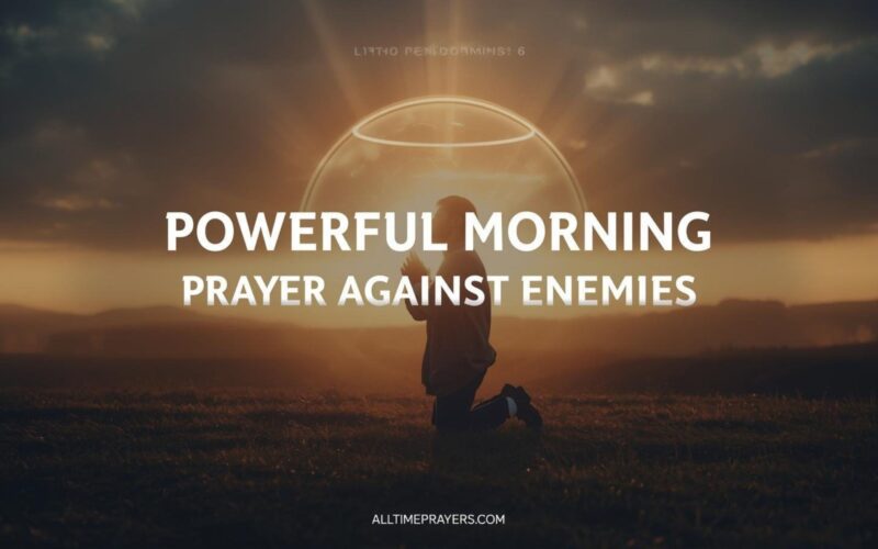Powerful Morning Prayer Against Enemies