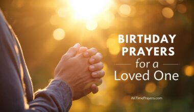 Birthday Prayers for a Loved One